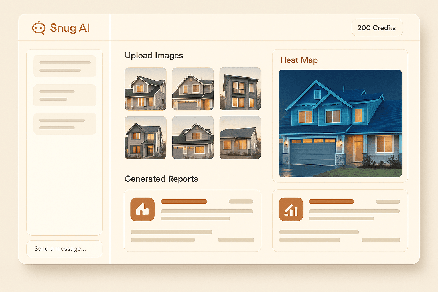 Snug AI workspace dashboard preview