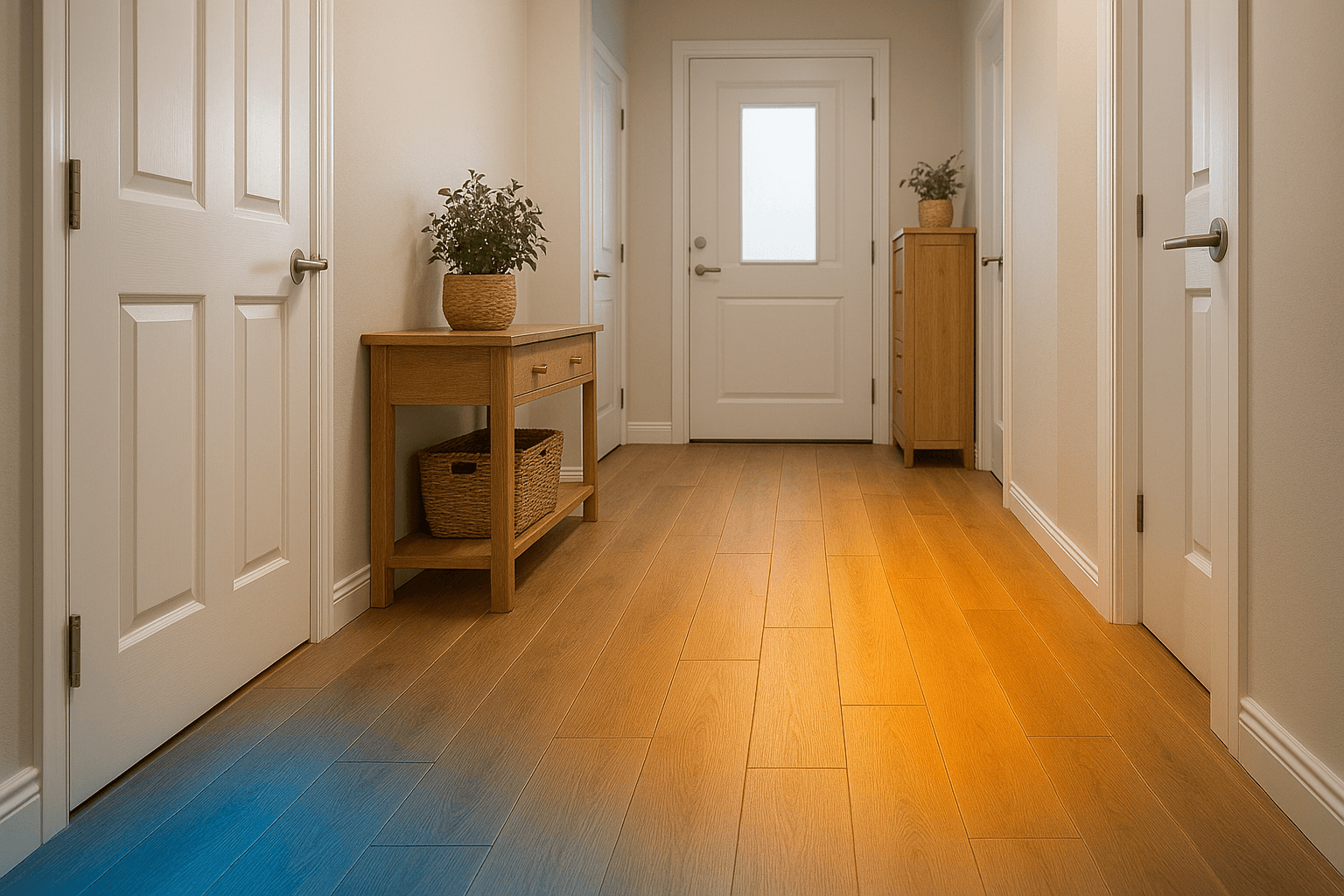 Cold floor visualization for home comfort planning